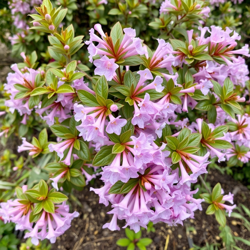 Abelia x grandiflora ‘Edward Goucher’