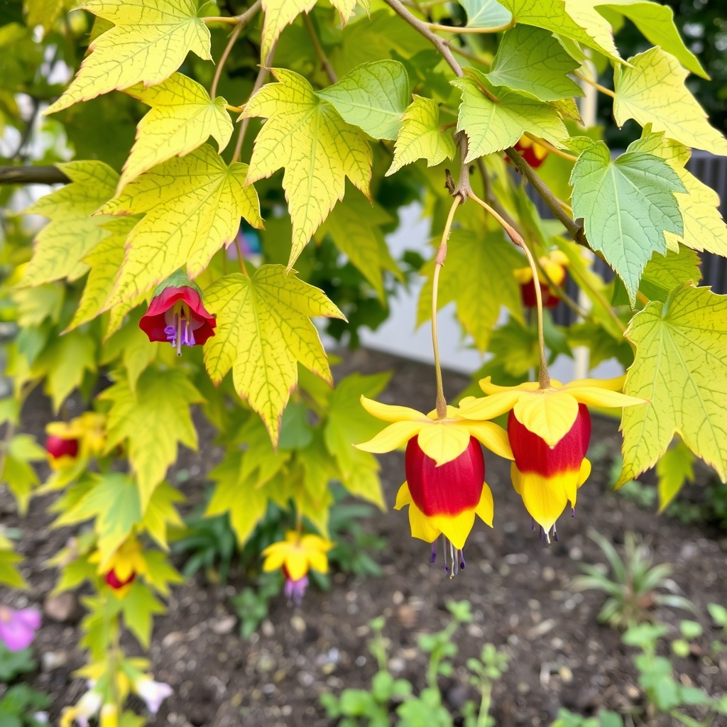 Abutilon megapontamicum ‘Variegatum’