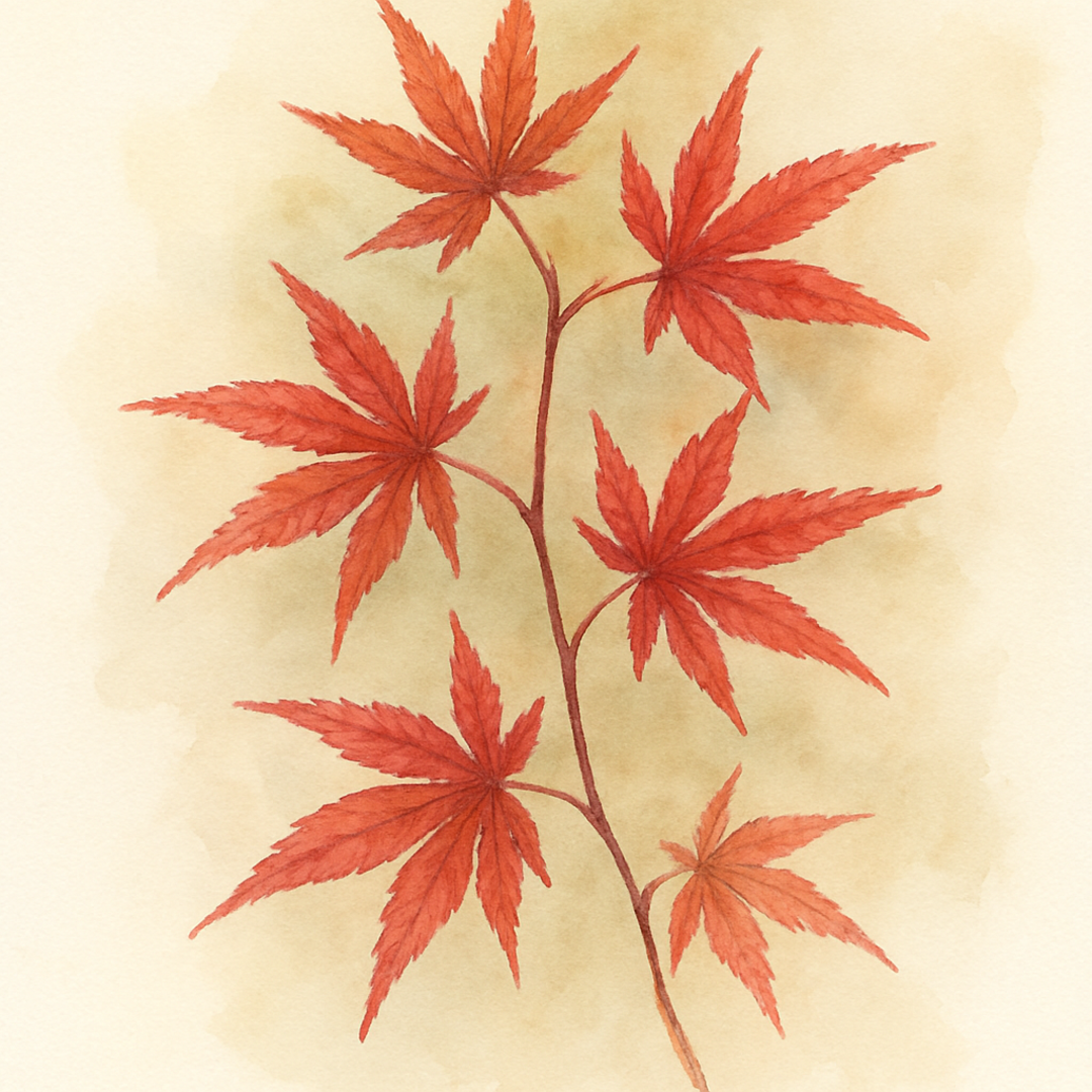 Acer palmatum 'Autumn Red'
