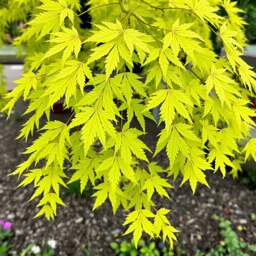 Acer palmatum ‘Cascade Citrine’