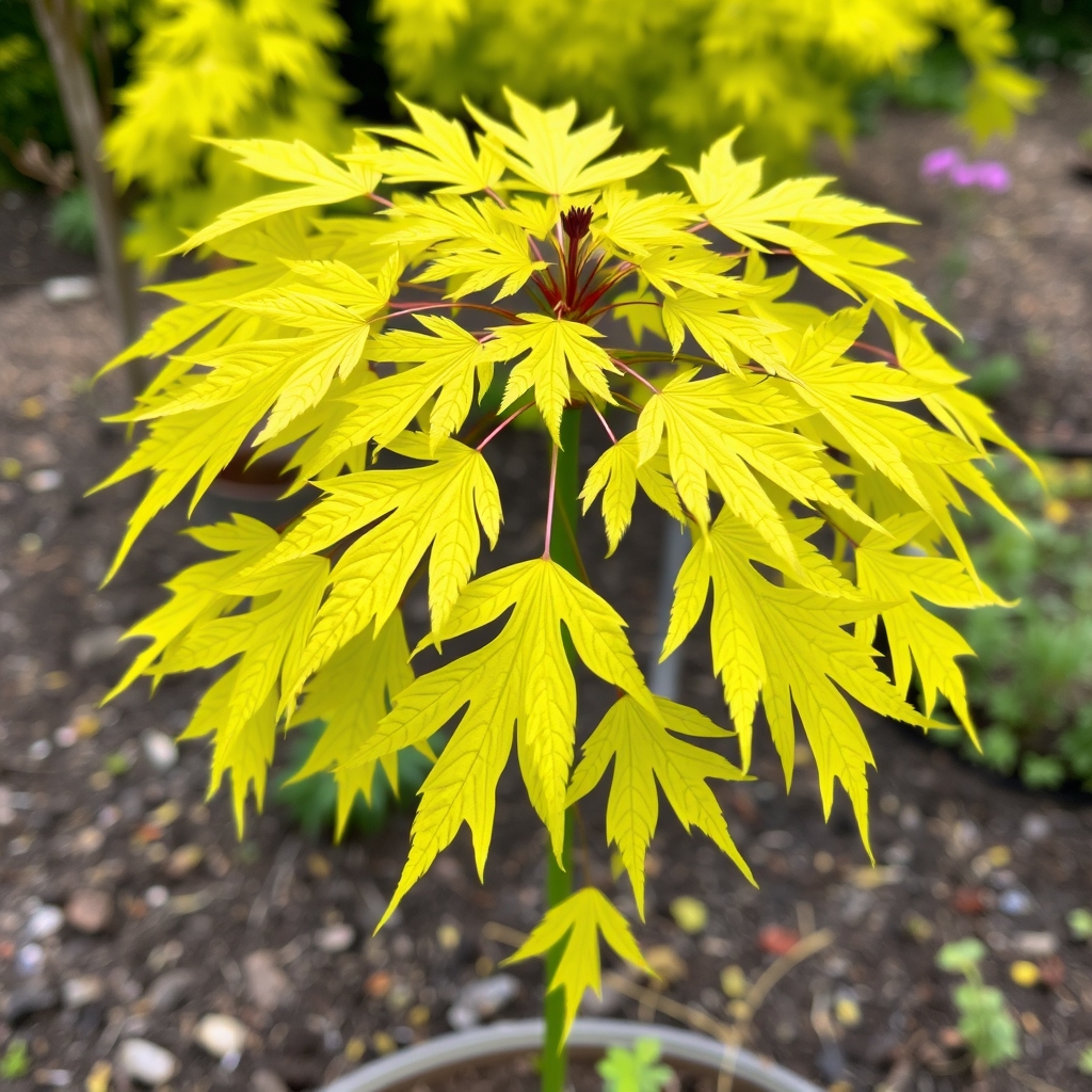 Acer palmatum ‘Cascade Gold’Stem