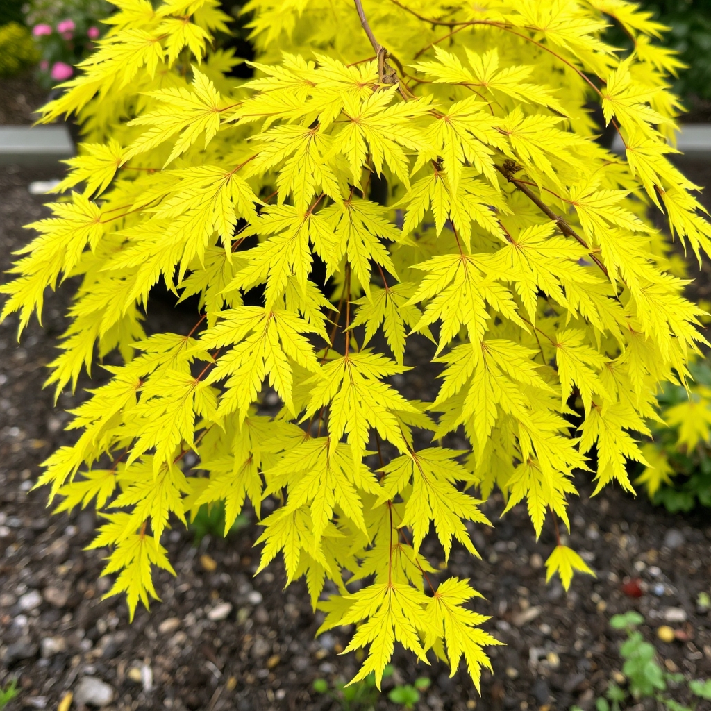 Acer palmatum ‘Cascade Gold’