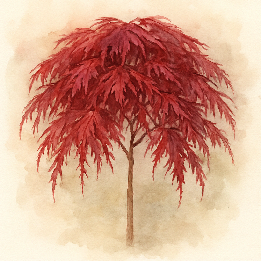Acer palmatum var. dissectum 'Garnet' (half standard)