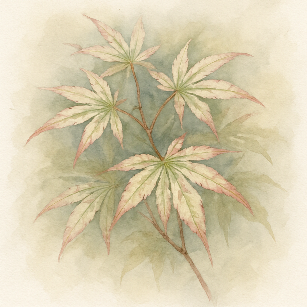 Acer palmatum 'Oridono nishiki' Tree