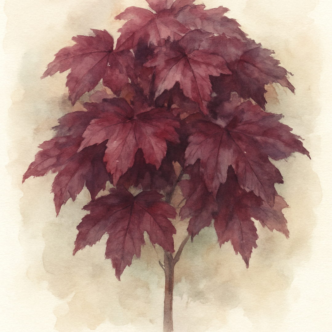 Acer platanoides ‘Royal Red’ (Royal Red Norway Maple)
