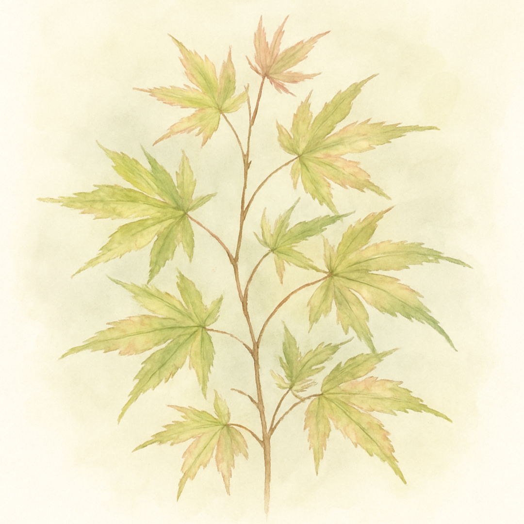 Variegated Japanese Maple Tree 'Beni Schichi Henge'