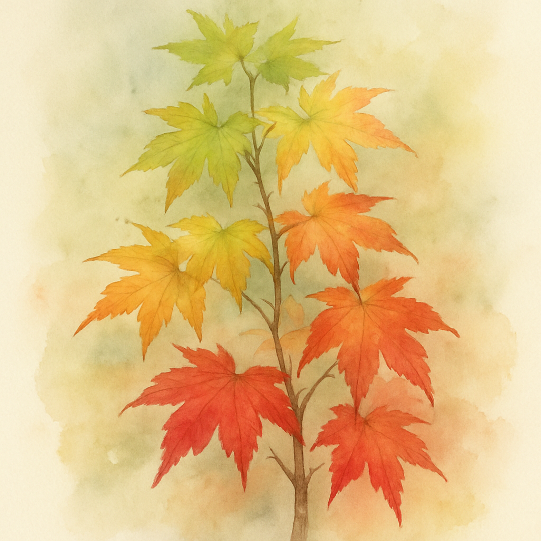 Acer x pseudosieboldianum Arctic Jade