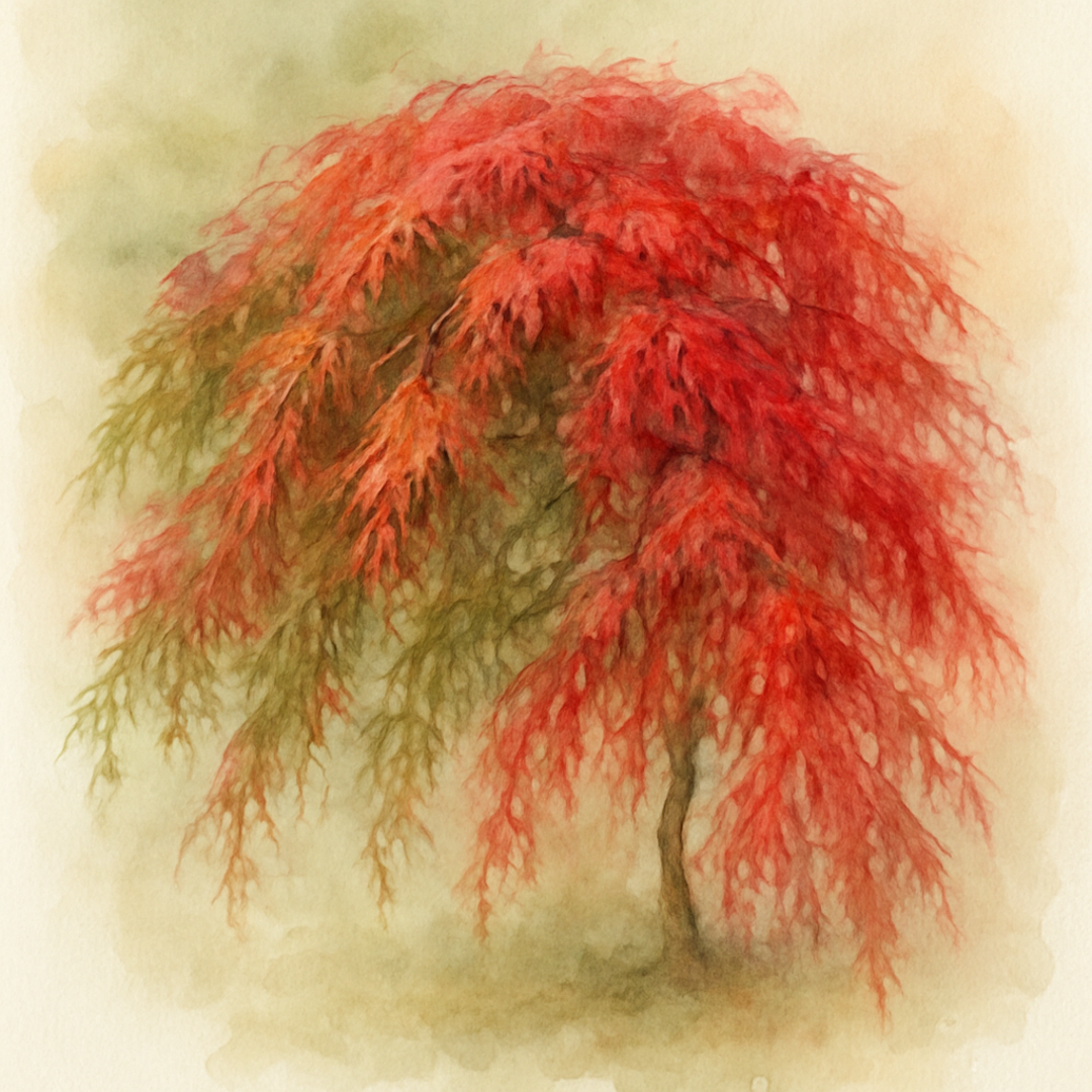 Acer x pseudosieboldianum 'Ice Dragon' Tree