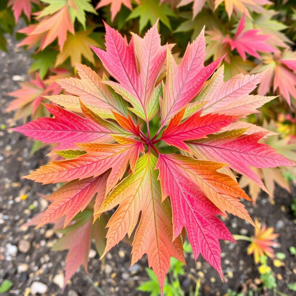Acer x pseudosieboldianum ‘North Wind’