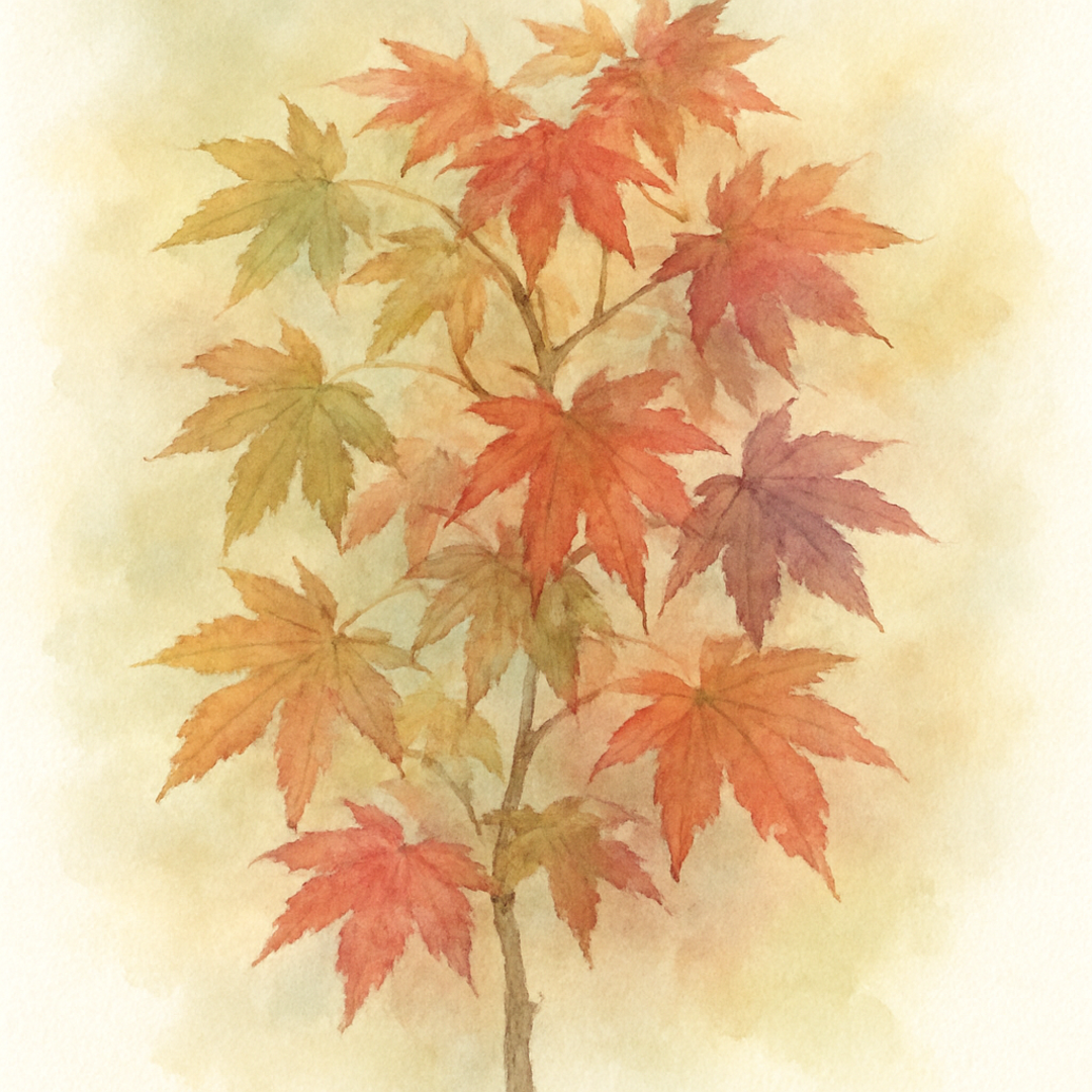 Acer x pseudosieboldianum ‘North Wind’