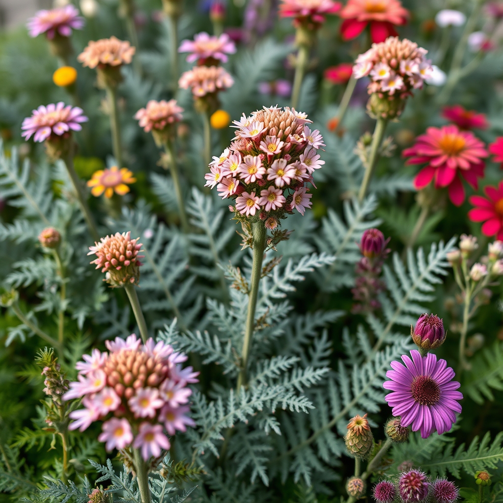 Geranium, Achillea & Astilbe Mix