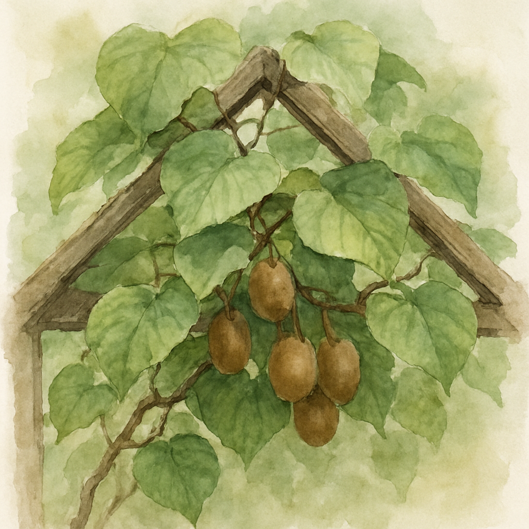 Actinidia Chinensis Kiwi Plant Roof Shape