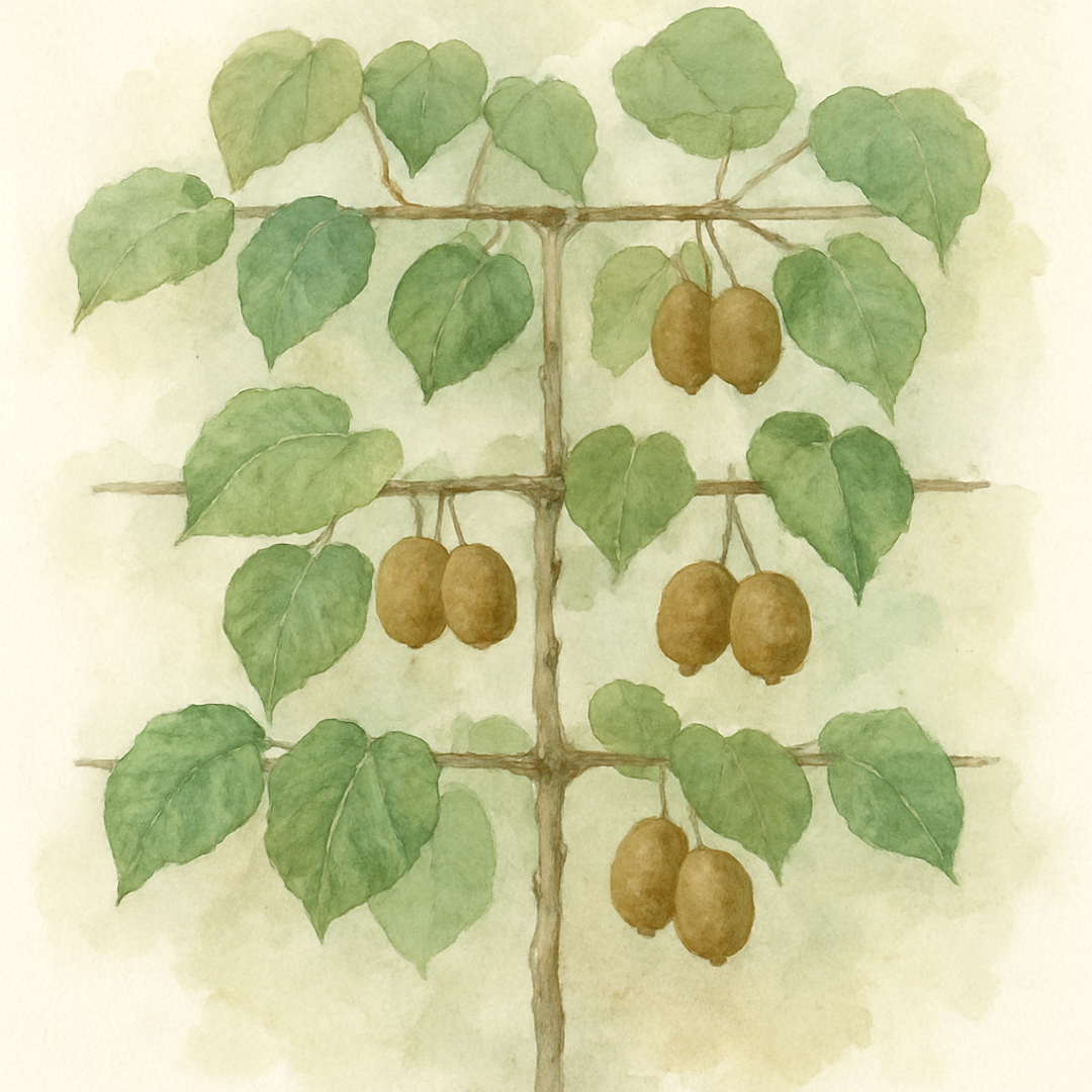 Actinidia Chinensis Kiwi Plant Trellies Espalier