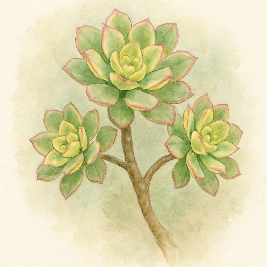 Aeonium haworthii 'Kiwi'