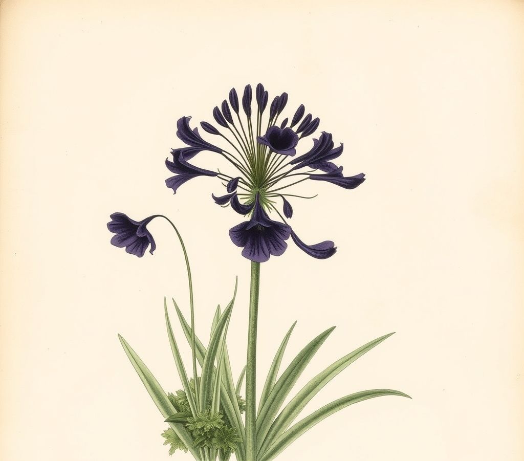 Agapanthus Black Buddhist