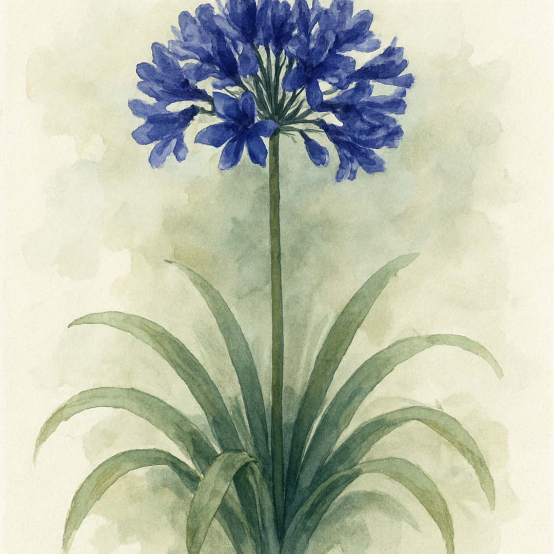 Blue African Lily