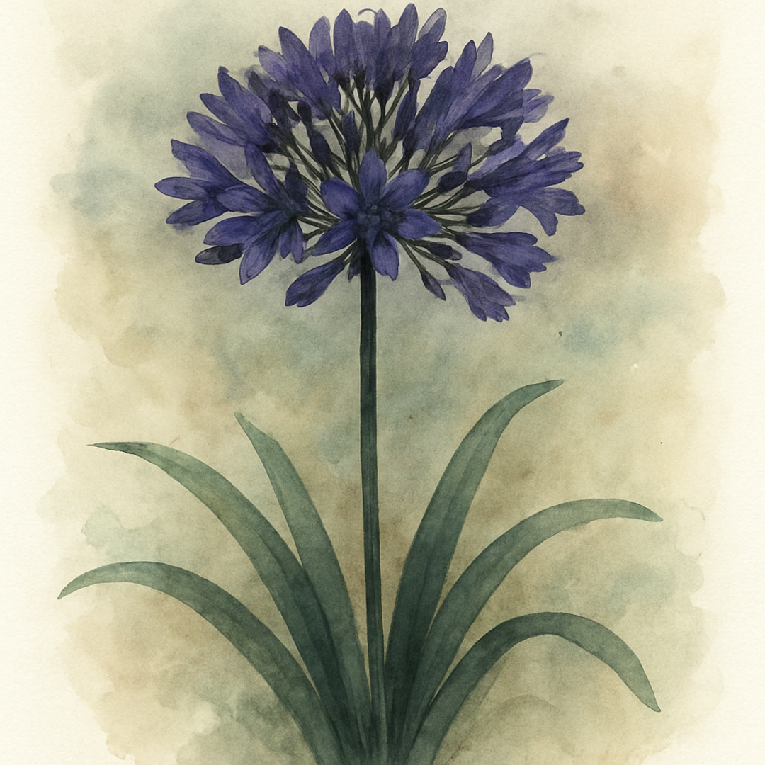 Agapanthus Midnight Star