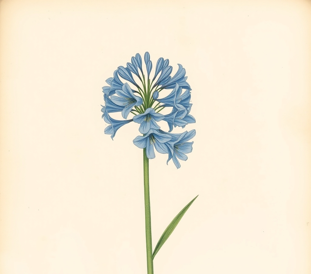 Pair of Agapanthus