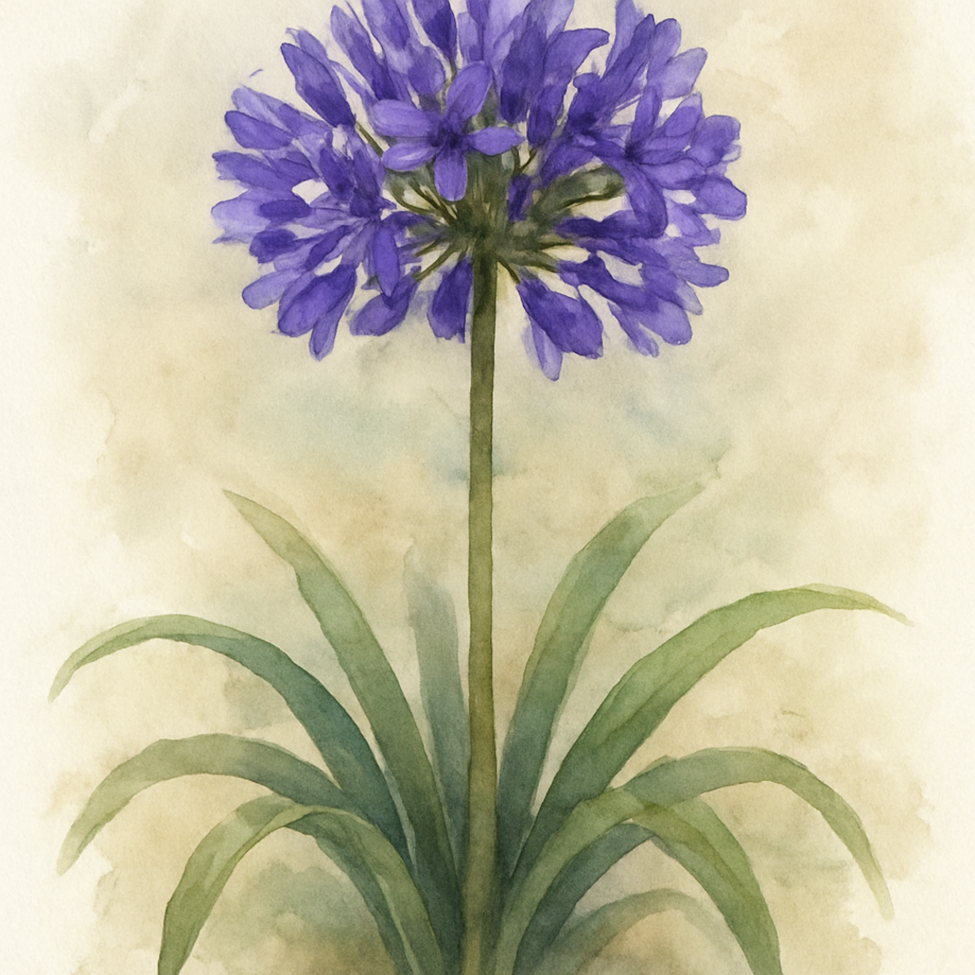 Purple African Lily