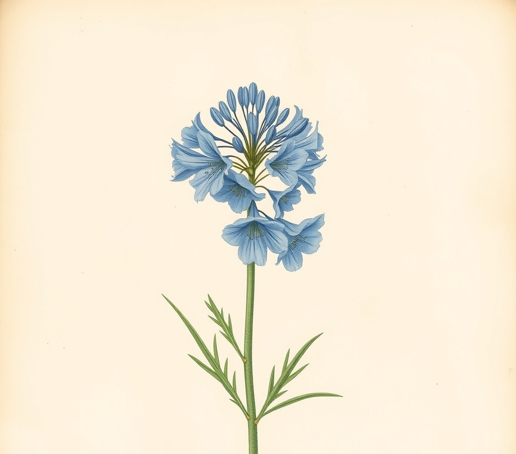 Trio of Agapanthus