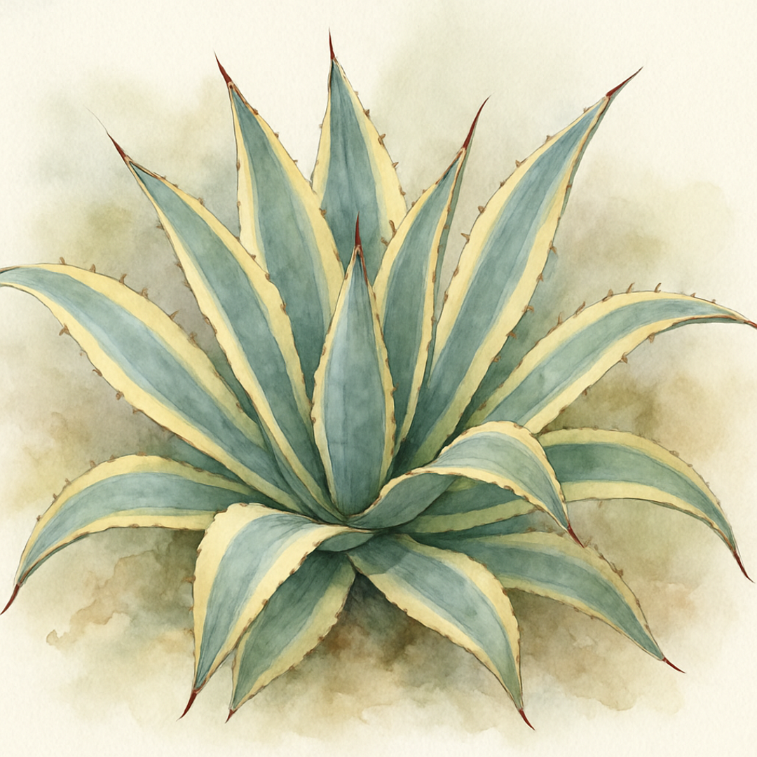 Agave Americana Variegata Variegated Century