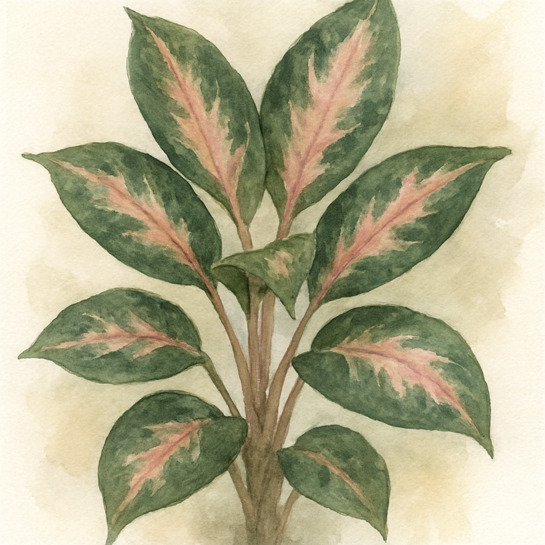 Aglaonema Salmon Fantasy - Chinese Evergreen