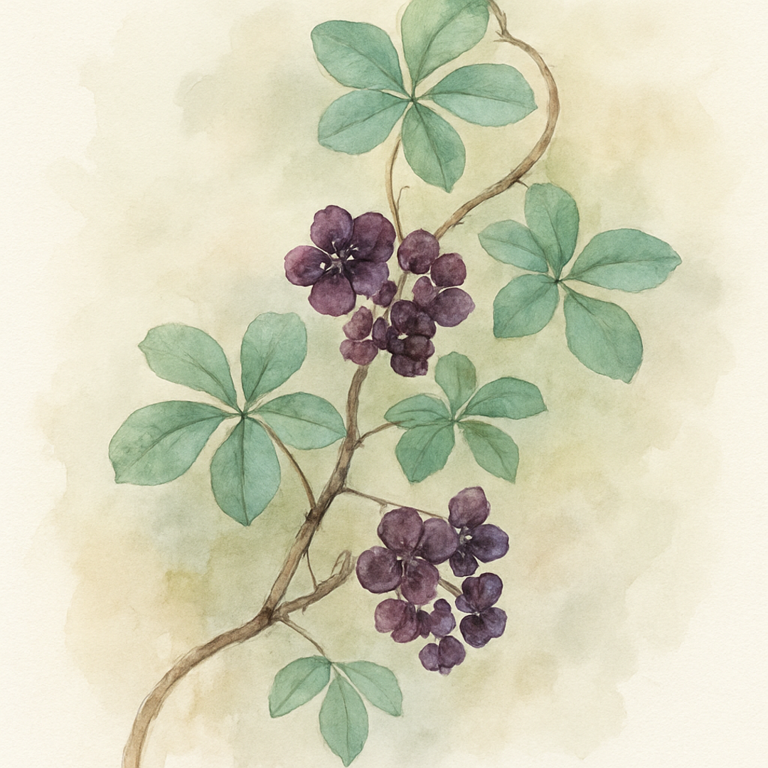 Akebia Quinata Chocolate Vine Five Leaf Akebia Climbing