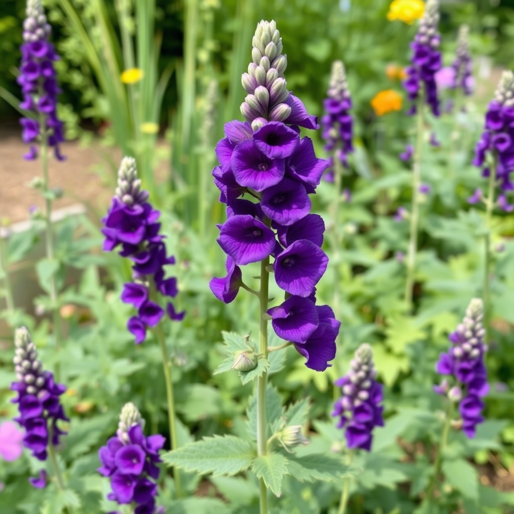 Alcea 'Chater's Double Purple'