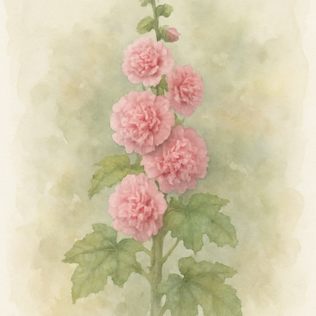 Alcea 'Double Rose'