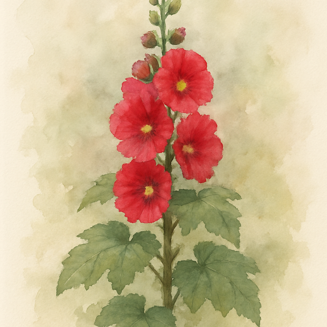 Alcea 'Mars Magic'