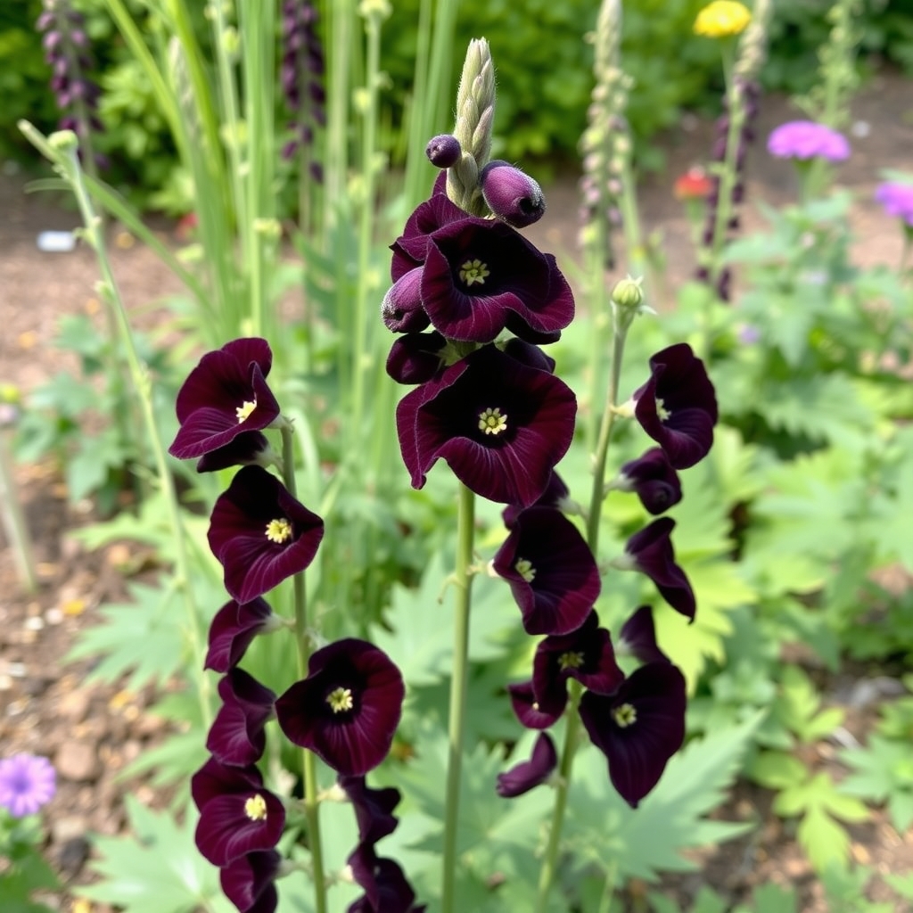Alcea 'Nigra'