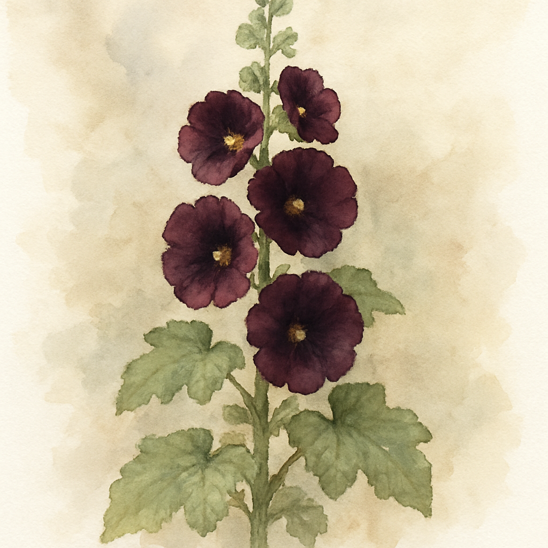 Alcea 'Nigra'