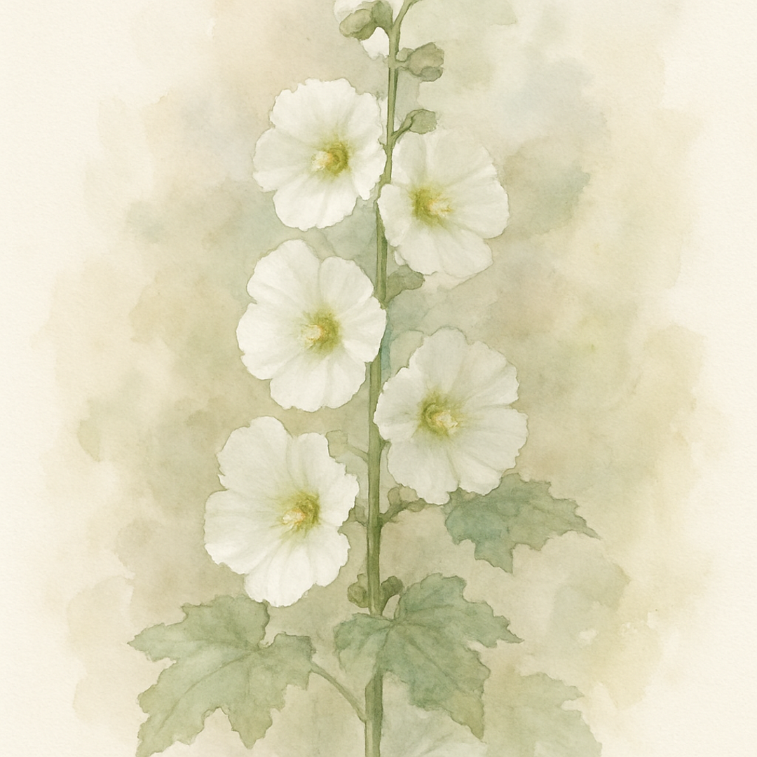 Alcea 'Polarstar'