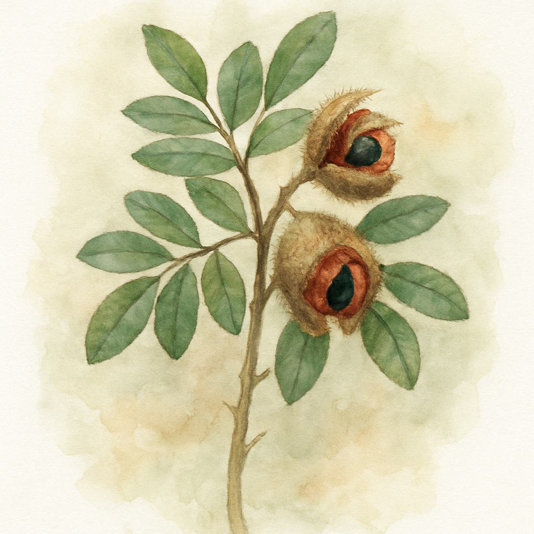 Alectyron tomentosus - Hairy bird's eye, Red jacket, Woolly rambutan