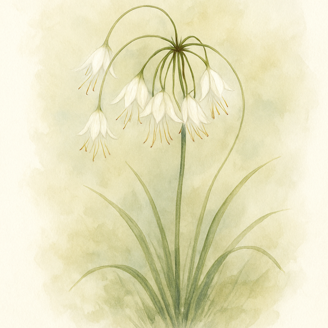 Allium carinatum subsp. pulchellum f. album