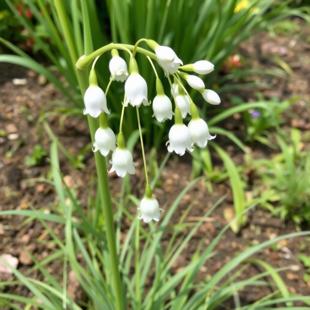 Allium Cernuum f. albiflorum