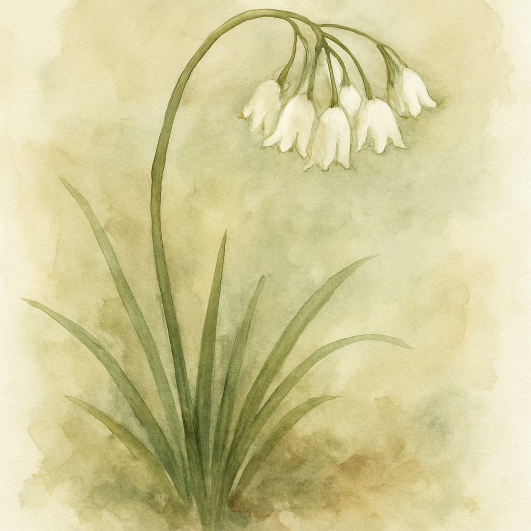 Allium Cernuum f. albiflorum