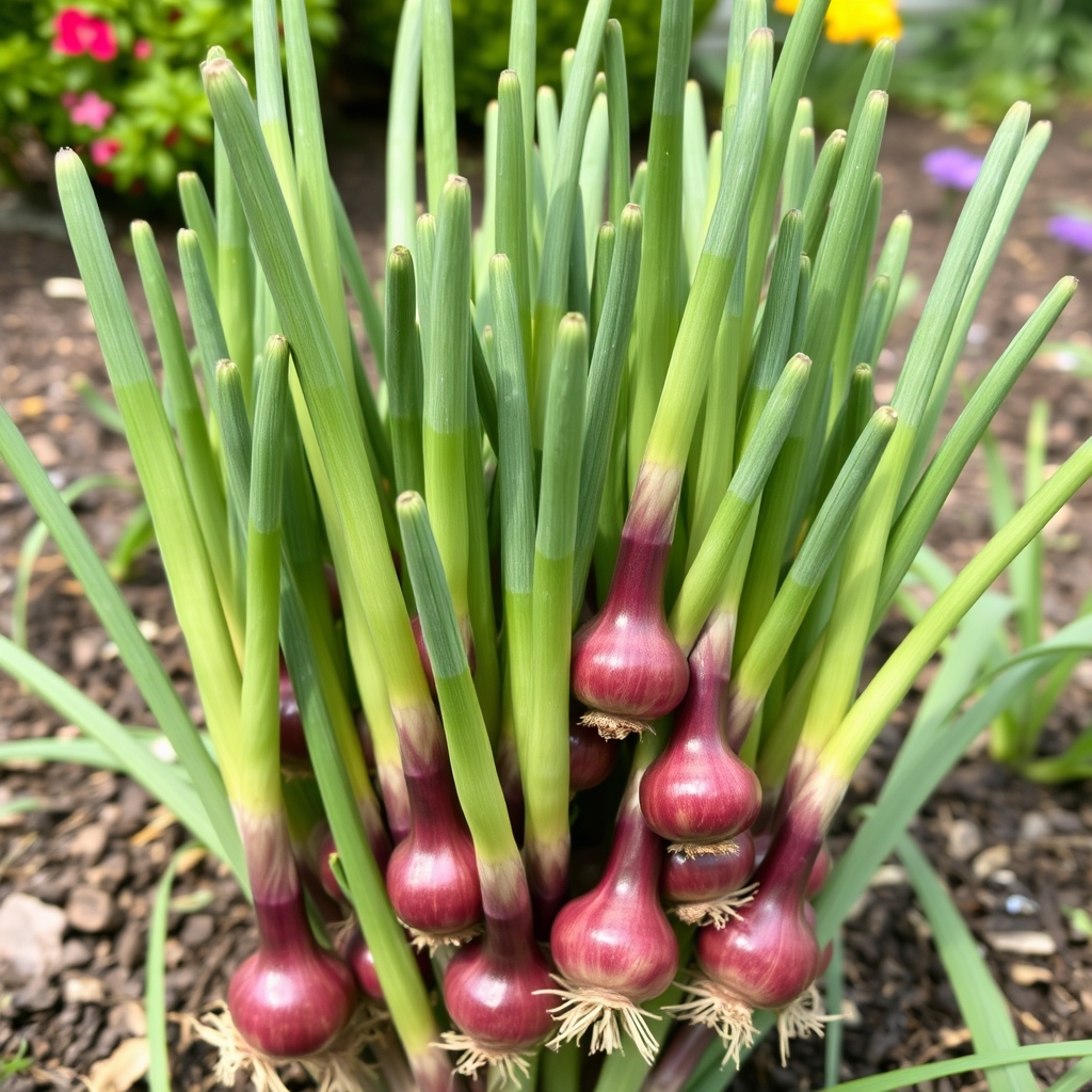 Allium fistulosum 'Red Welsh’