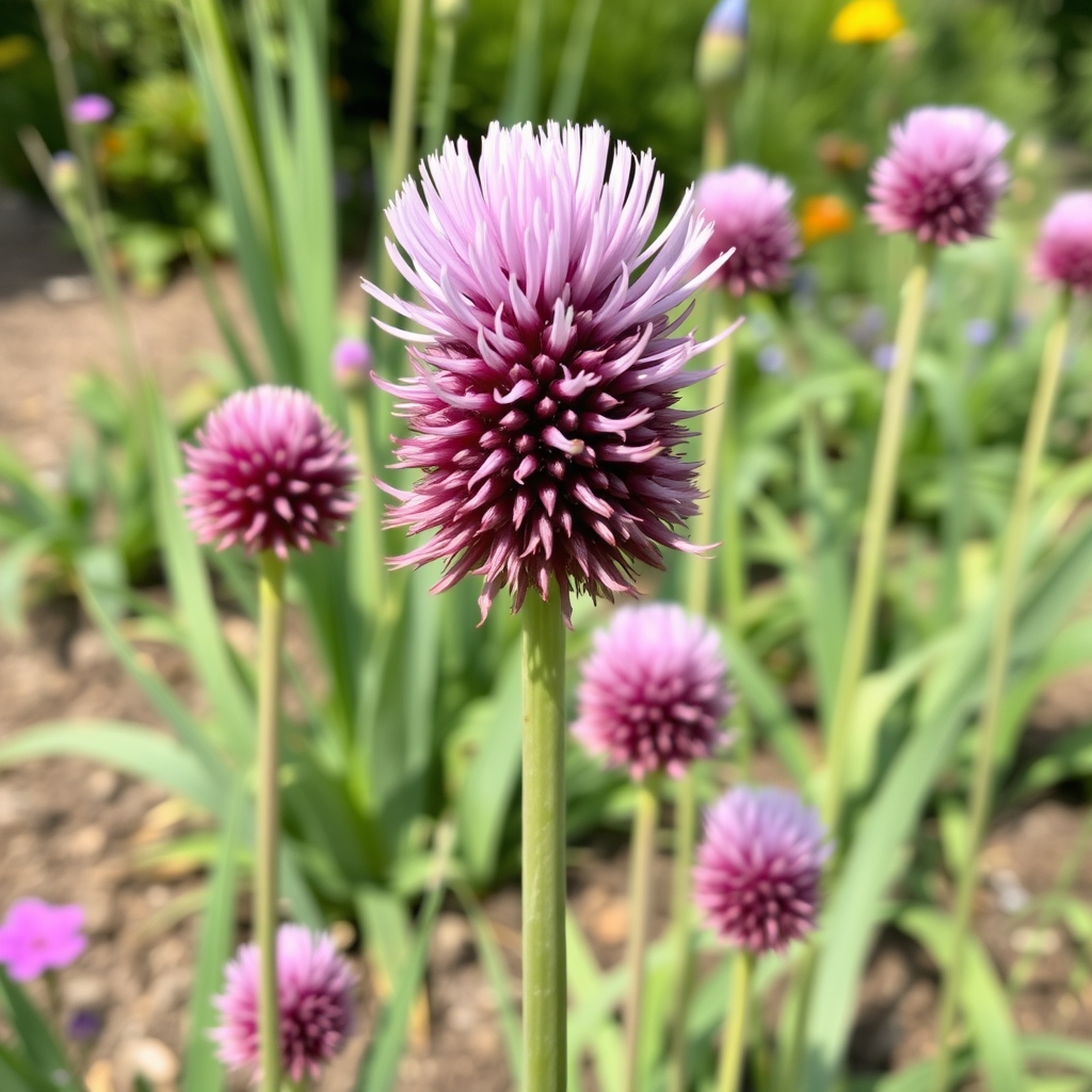 Red Mohican Amethyst Allium Bulbs