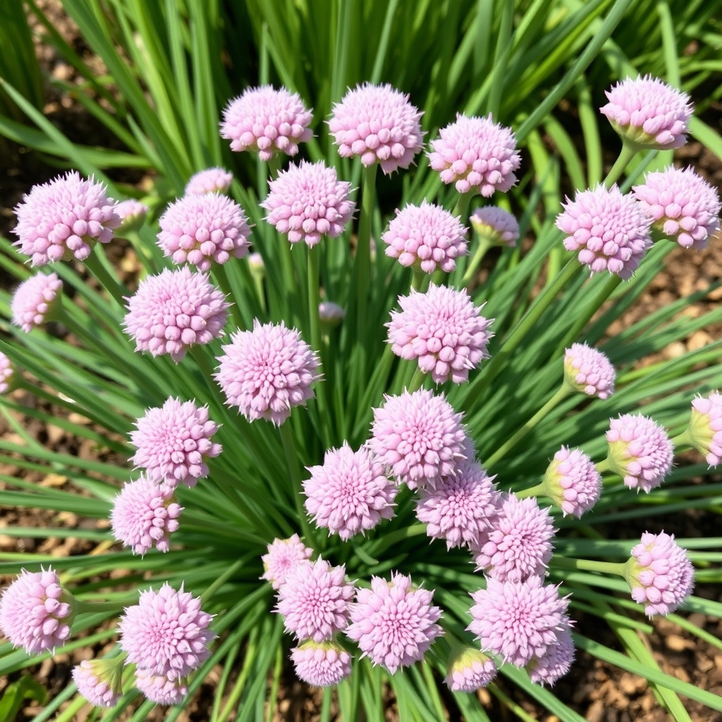 Allium schoenoprasum ‘Black Isle Blush’