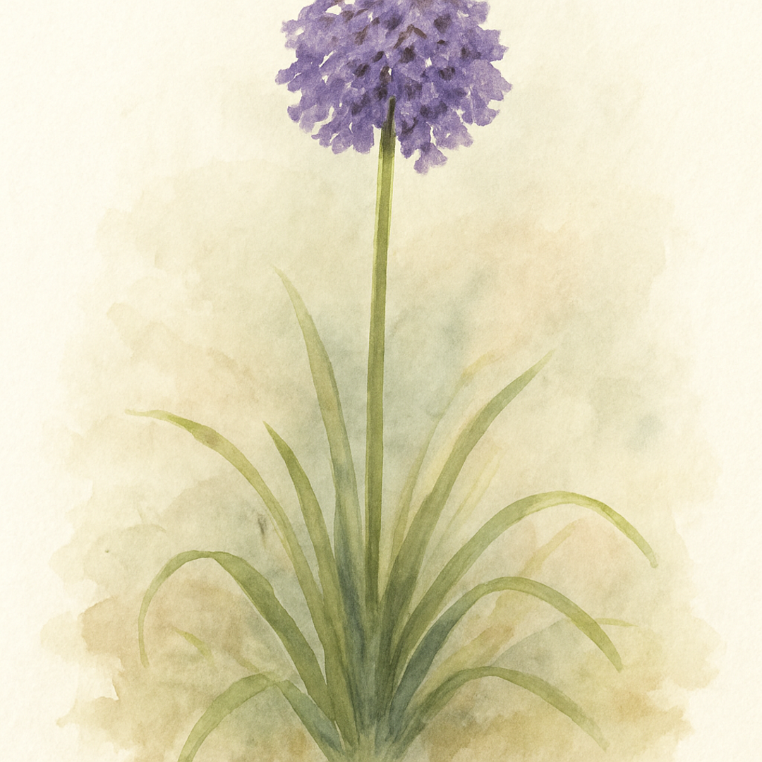 Allium senecens subsp. glaucum