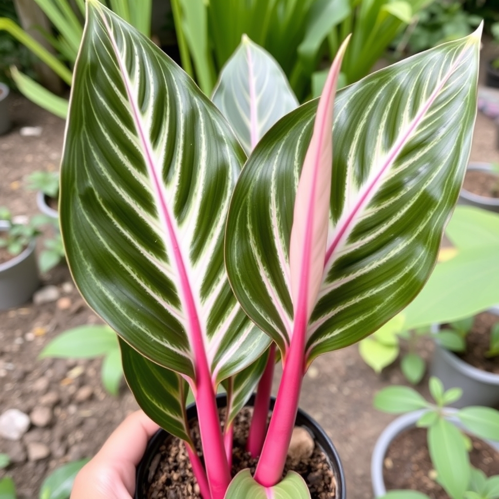 Alocasia Pink Dragon