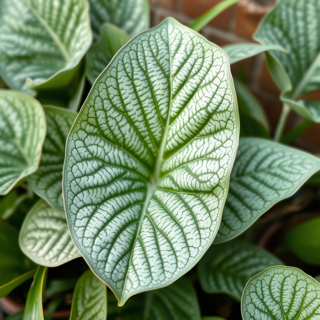 Silver Dragon Alocasia