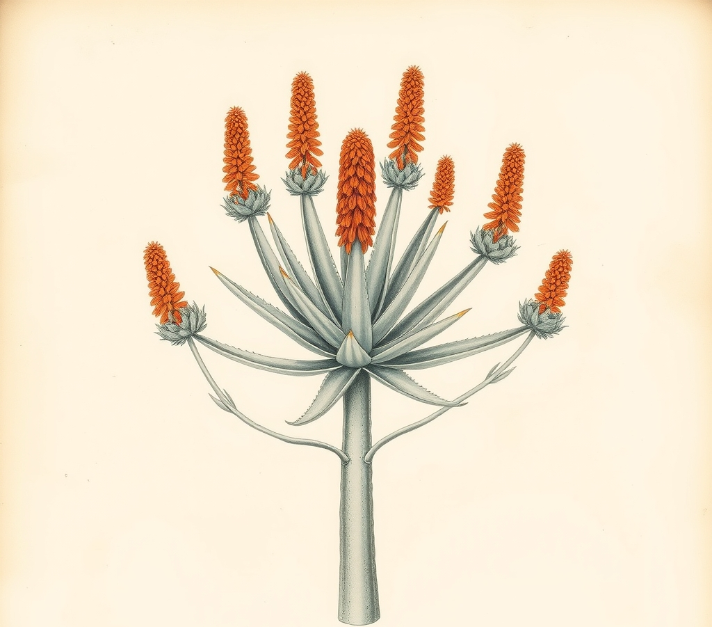 Candelabra Aloe (Octopus plant, Torch Aloe, Tree aloe)