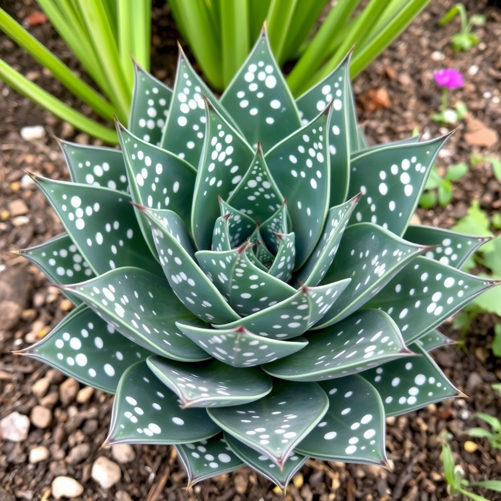 Gasteria batesiana x Aloe variegata