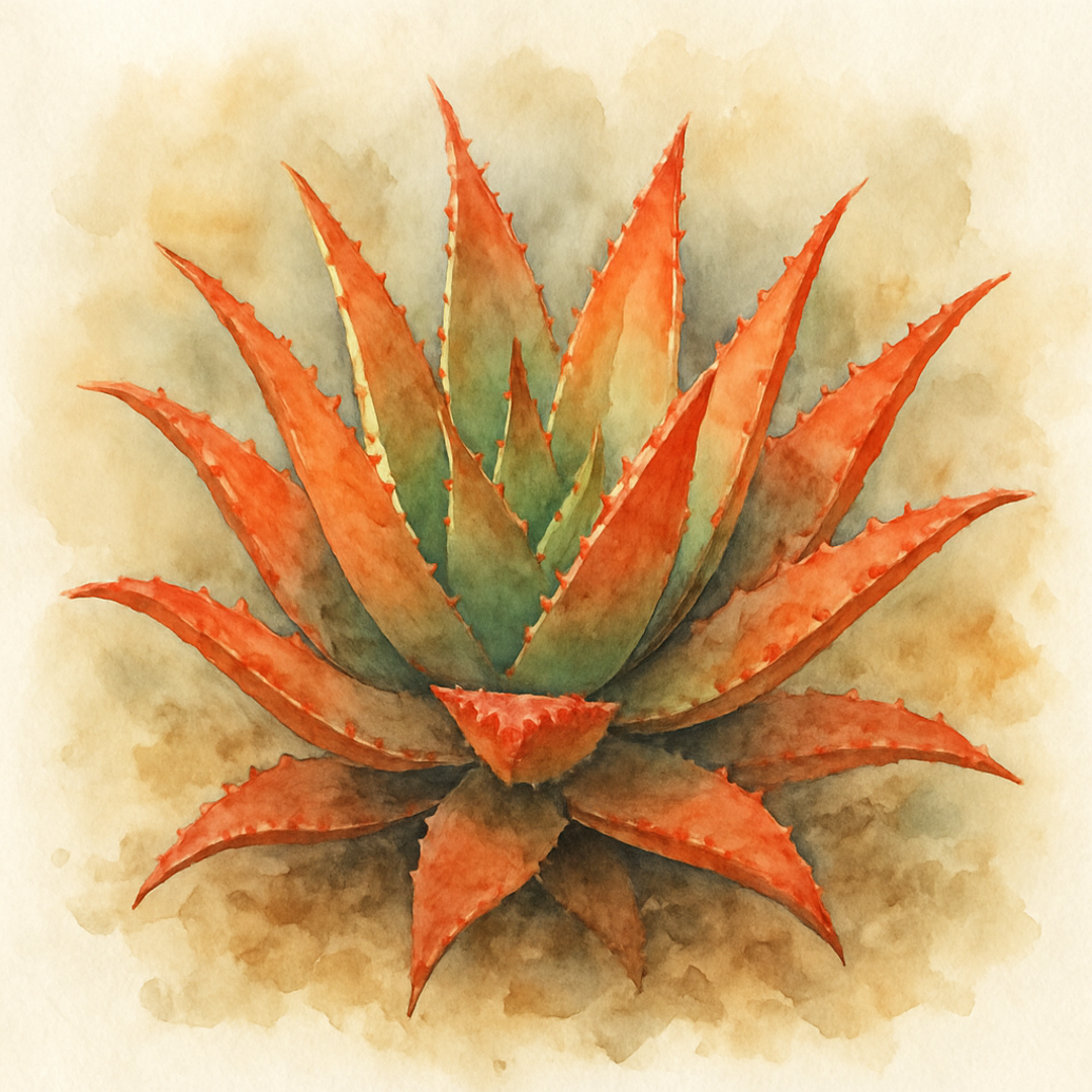 Aloe hyb. ‘Fire Red Safari’