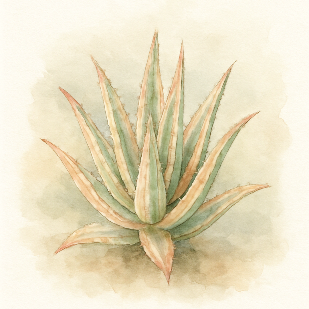 Aloe hybrid. ‘Candy Corn’