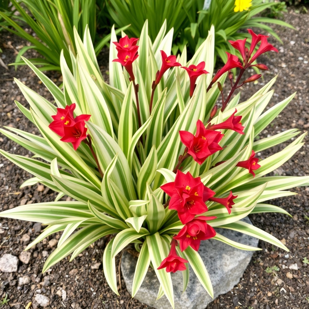 Alstroemeria ‘Rock ‘N’ Roll’ green leaved