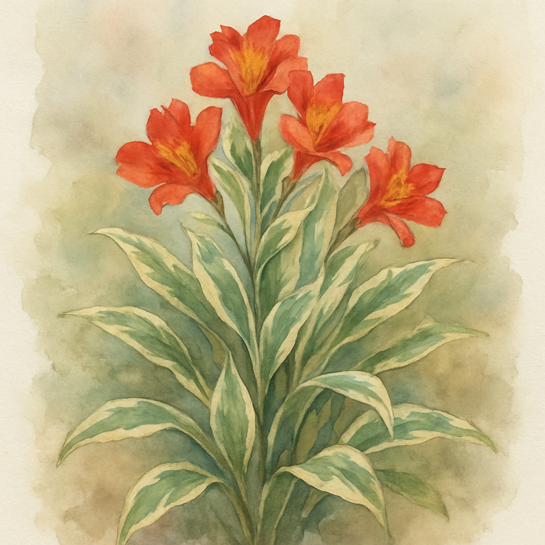 Alstroemeria ‘Rock ‘N’ Roll’ green leaved