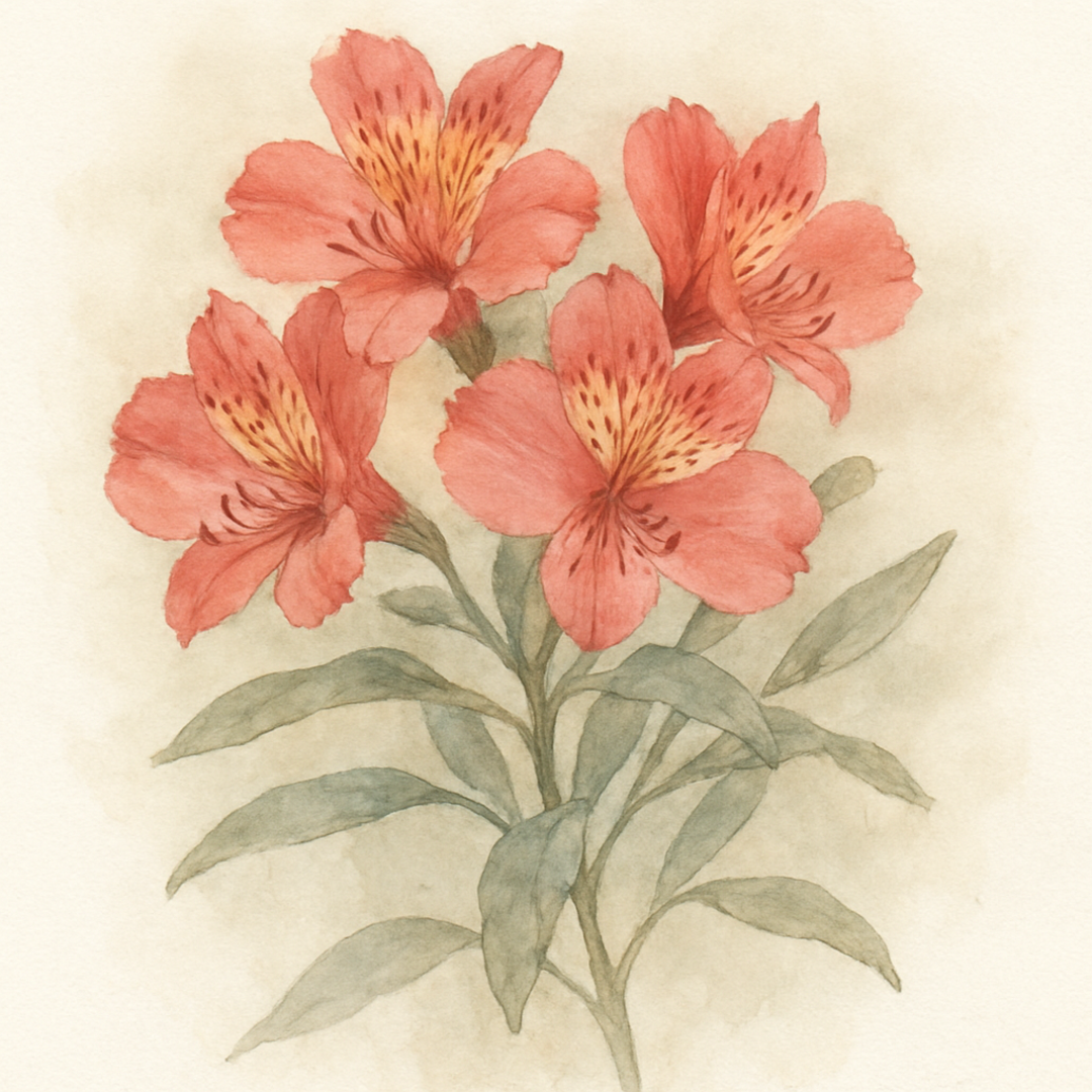 Alstroemeria ‘Summer Pepper’ (Summer Paradise Series)